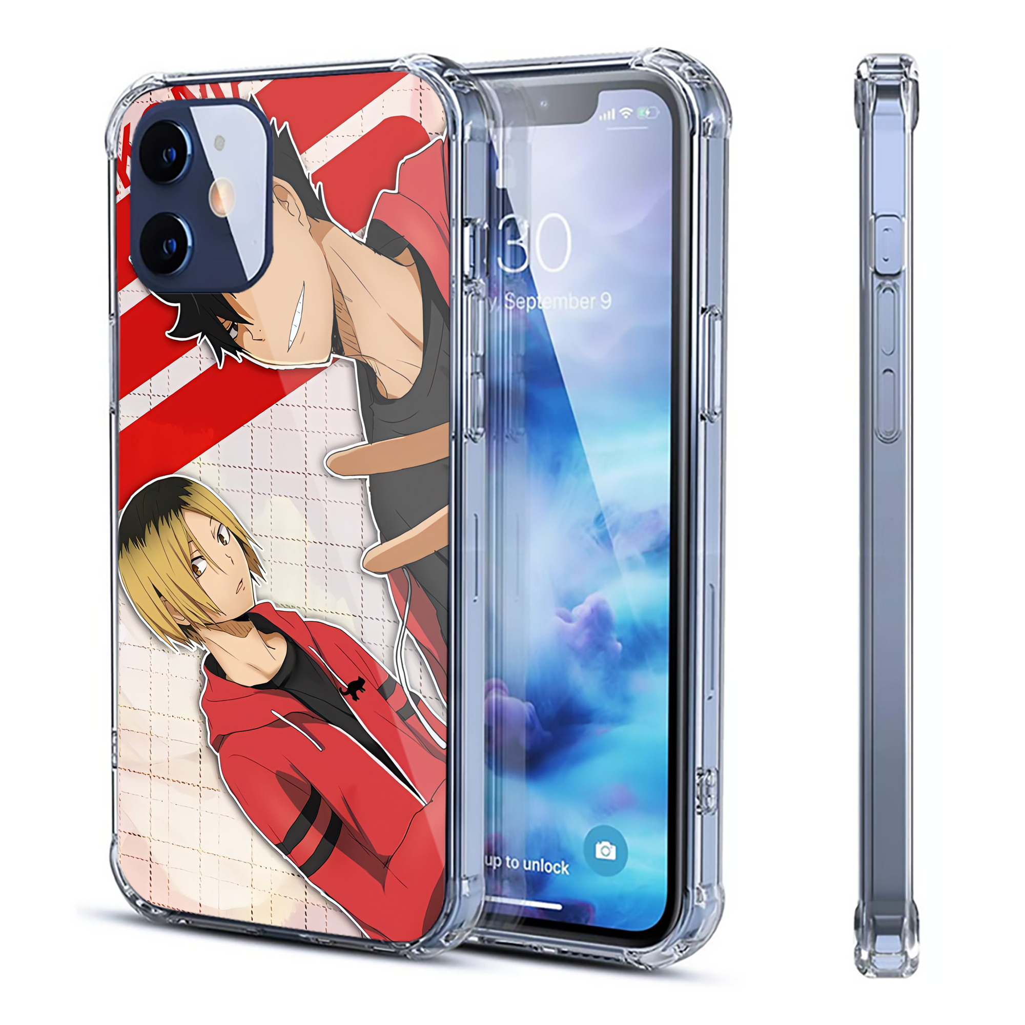 （画像用） ハイキュー!! Haikyu!! 【iPhone 12シリーズ対応】透明スマホケース（クリアソフトケース）